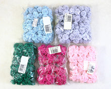 RIBBON ROSE 1" ASSORTED COLOUR