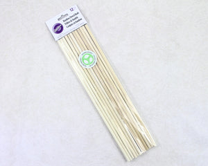 DOWEL RODS-BAMBOO 12PC