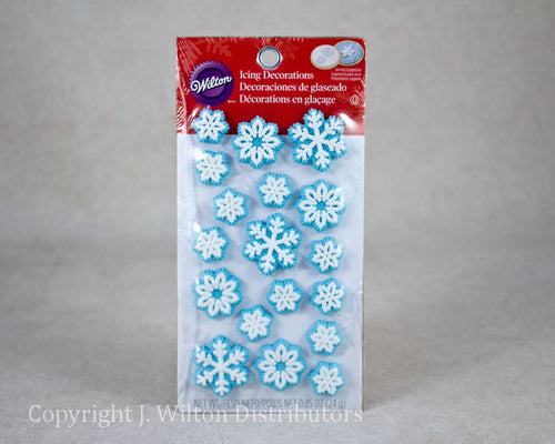 ICING DECORATION CHRISTMAS SNOWFLAKES