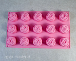 SILICONE MOLD ROSE 1PC.