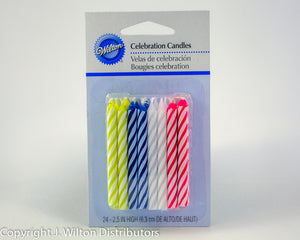CANDLES 24 COUNT ASSORTED