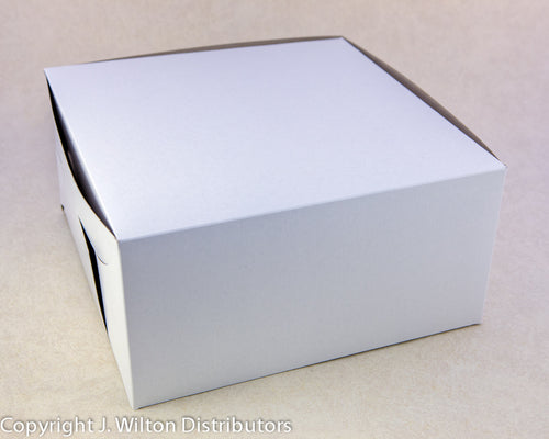 CAKE BOX 12x12x6 1PC WHITE    