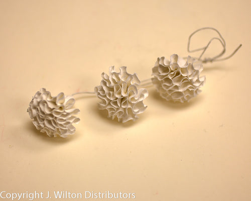 CARNATION SMALL 9PC WHITE     