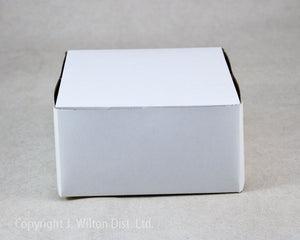 CAKE BOX 6.5"x6.5"x3.5" WHITE