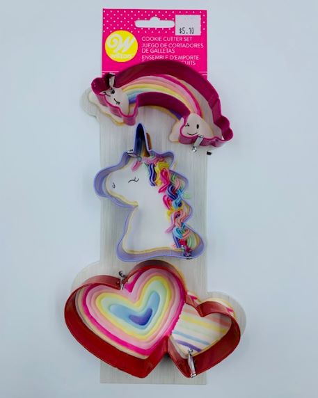 COOKIE CUTTER SET MAGICAL 3PC.