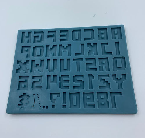 SILICONE MOLD LEGO ALPHABET APPROX. 0.75