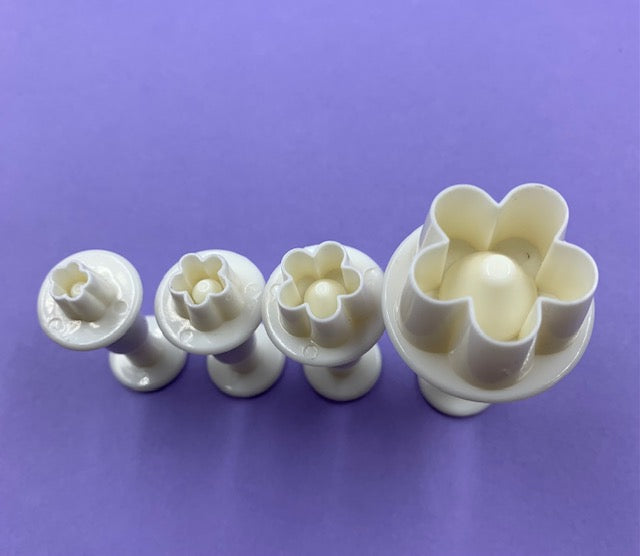 PLUNGER CUTTER BLOSSOM 4PC. 4 SIZES