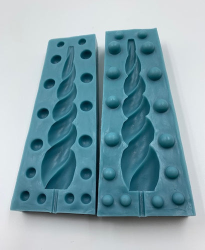 SILICONE MOLD 3D UNICORN HORN 5