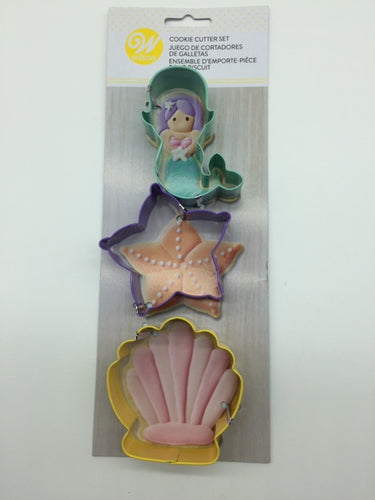 Cookie Cutter Mermaid/Sanddollar/Clam