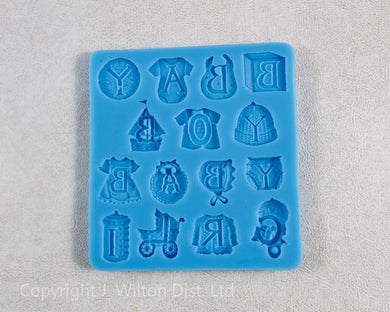 SILICONE MOLD BABY THINGS 1pc.