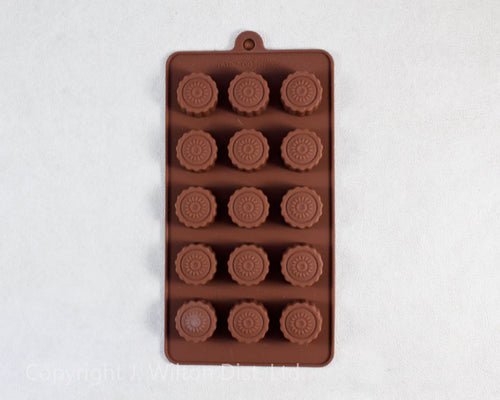 SILICONE CHOCOLATE MOLD BON BON CUPS 1pc.