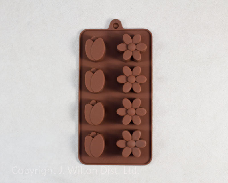 SILICONE CHOCOLATE MOLD BUDS/FLOWERS 1pc.