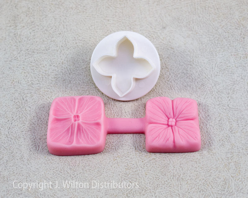 SILICONE VEINER MOLD 4 BLOSSOM FLOWER 2pc.