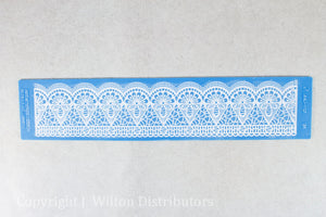 SILICONE 3D LACE MAT FLOWER BORDER 16"x3"