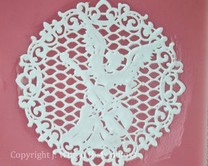 SILICONE LACE MAT 16"x4" ANGEL 1PC.