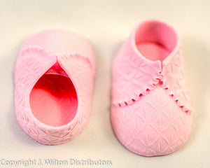 BABY SHOE -KNIT- 2PC PINK