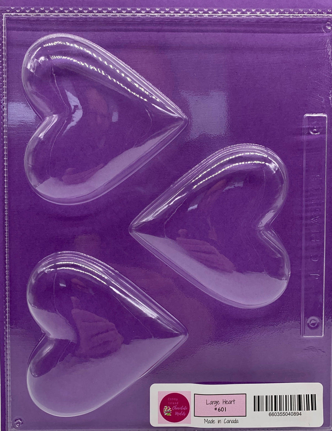Candy Island Chocolate Mold #601 - Large Heart