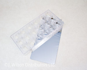 POLYCARBONATE CHOCOLATE MOLD MAGNETIC OBLONG
