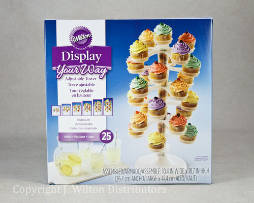 CUPCAKE TOWER 6 TIER 25 COUNT CLEAR
