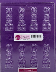 Candy Island Chocolate Mold  #416- Rabbits Standing