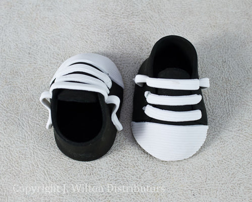 BABY SHOE -SPORTY- 2PC BLACK