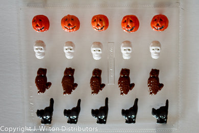 SKULL/OWL/CAT/PUMPKIN MOLD X20  