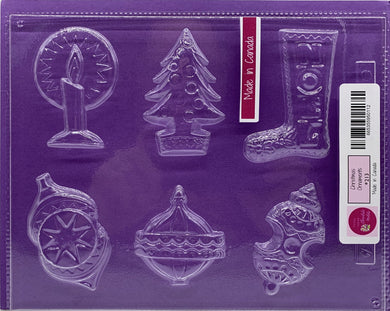 Candy Island Chocolate Mold  #213 - Christmas Ornament