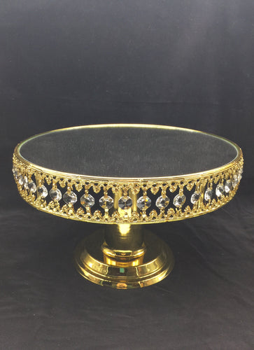 Cake Stand Round Elegant Gold