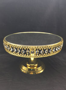 Cake Stand Round Elegant Gold