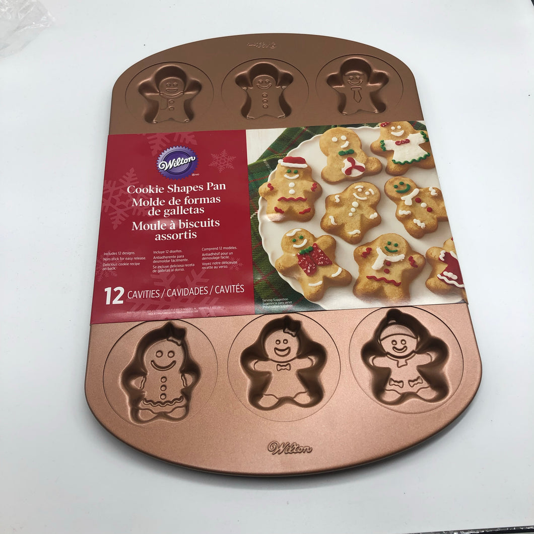 Cookie Shapes Pan 12 designs
