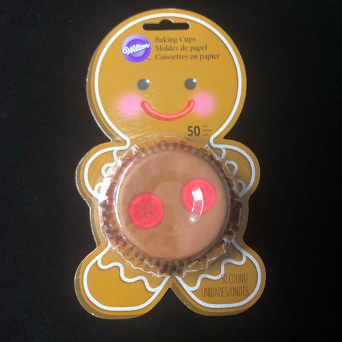 Baking Cup Gingerbread Man 50PC