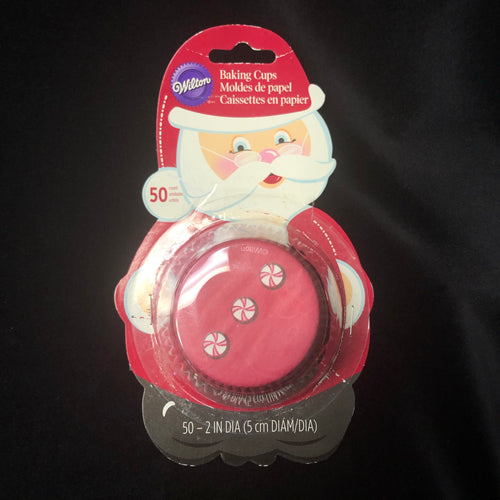 SANTA BAKING CUPS STANDARD 50PC.