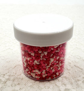 SPRINKLES VALENTINES MINI HEARTS 60g. RED/WHITE/PINK