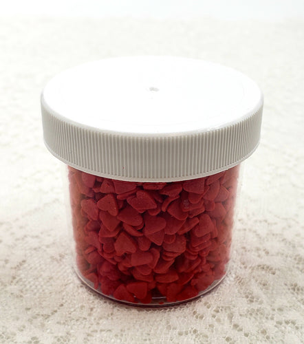 SPRINKLES VALENTINES HEARTS 50g RED