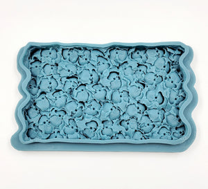 SILICONE 3D PATTERN MOLD SMALL FLOWERS